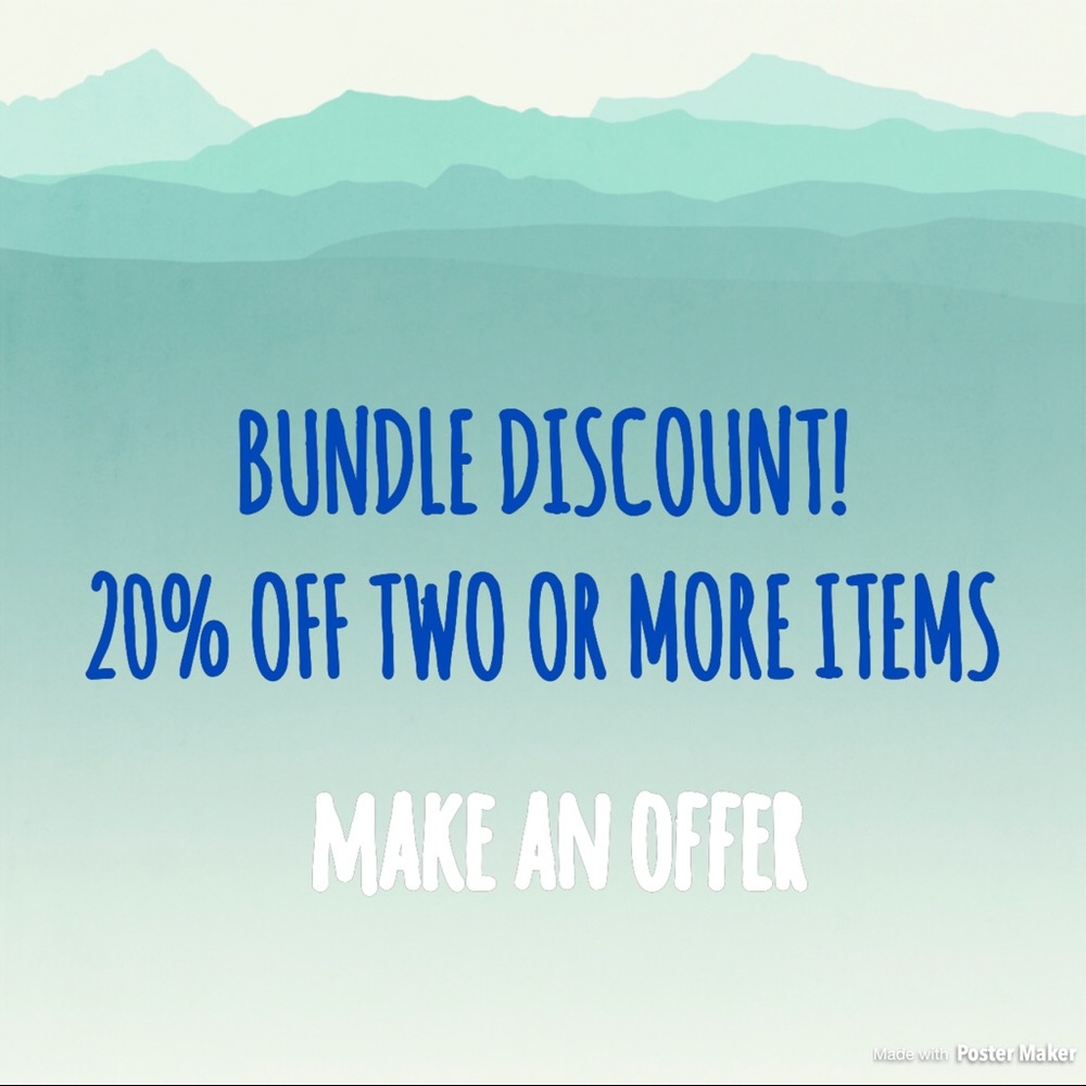 ⭐️⭐️BUNDLE DISCOUNT!!!!⭐️⭐️ 20% OFF!!!!!